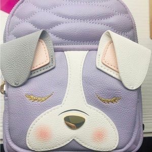 Betsey Johnson Puppy Dog Mini Backpack